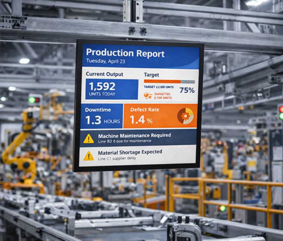Manage on-site communications digitally