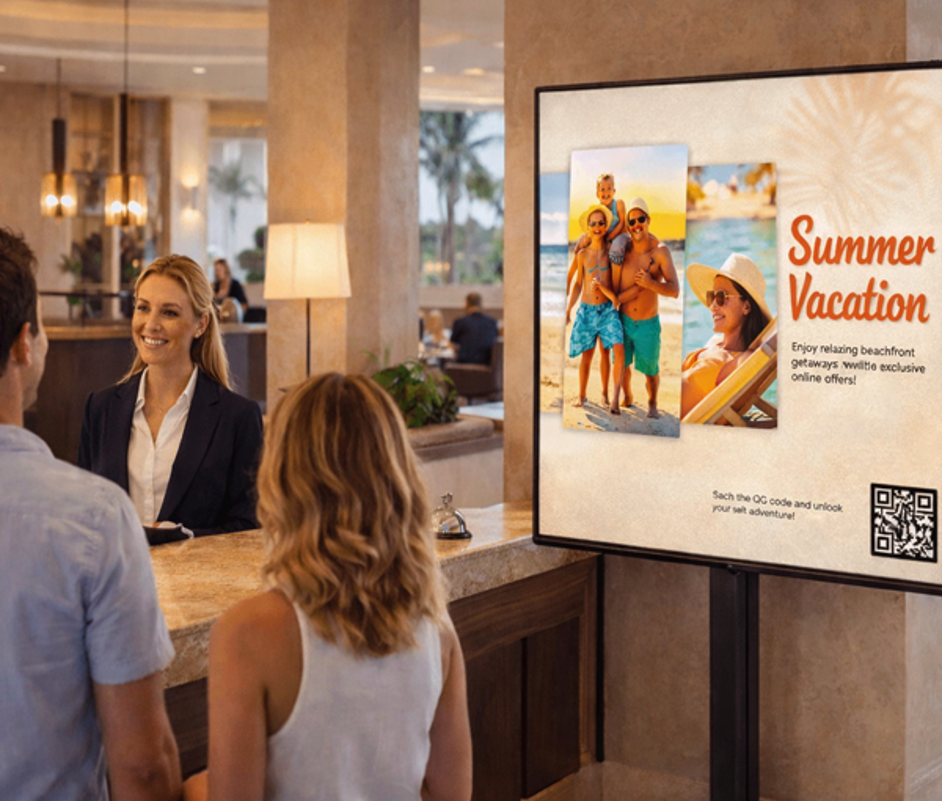 Guide your guests with information, leave a lasting impression with atmosphere
